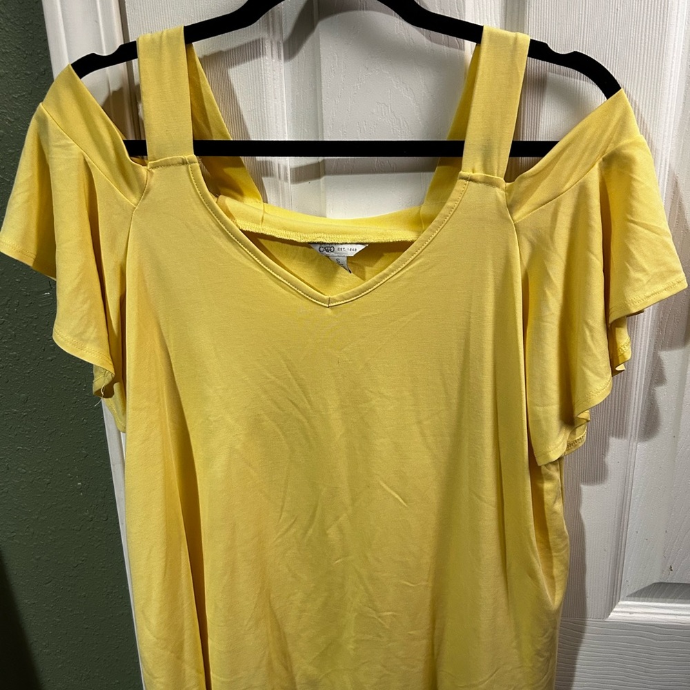 🍂T.40 Cato Cold Shoulder Blouse